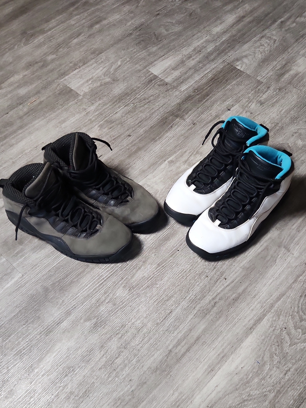 Lot JORDAN 10 Shadow & JORDAN 10 Powder Blue Size 13